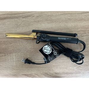 Paul Mitchell Express Gold Curl Marcel 0.75" Titanium Curling Iron Heat Tool